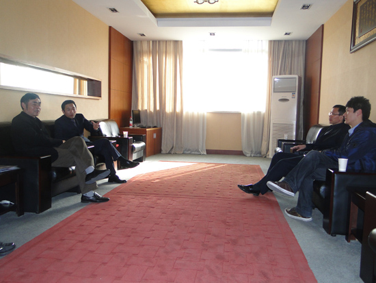 會後與校方領導的交流