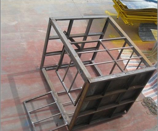 鋼結構公司加工升降鋼平台的場