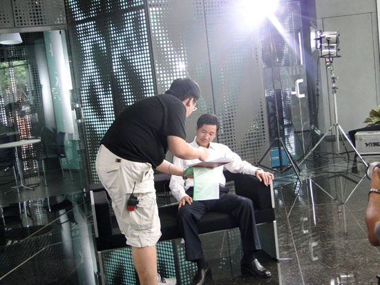 活動（dòng）房公司央視廣告拍攝完畢